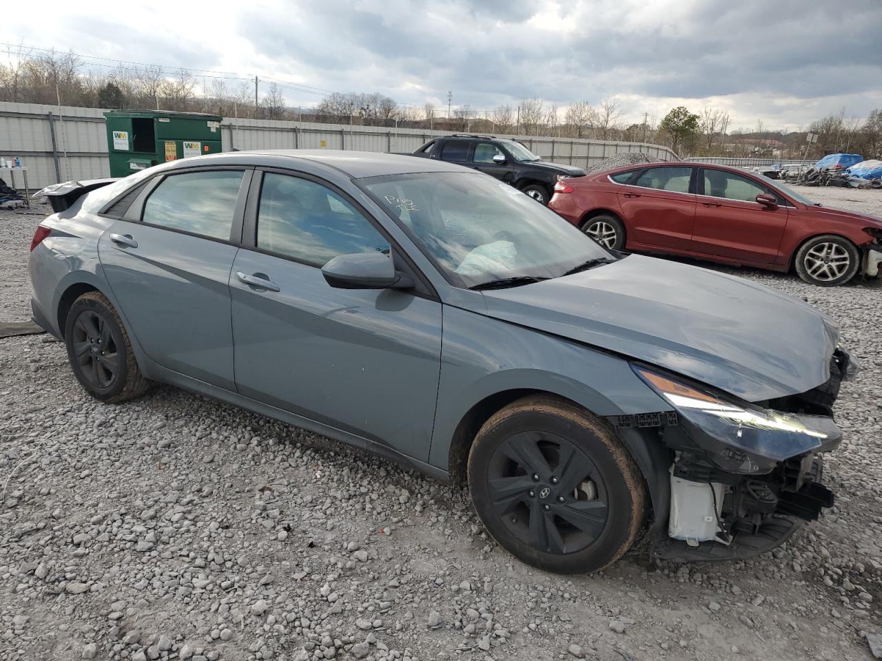 2022 Hyundai Elantra VIN KMHLM4AG1NU336014 Copart auction photo, rear end / front end damage thumbnail 4