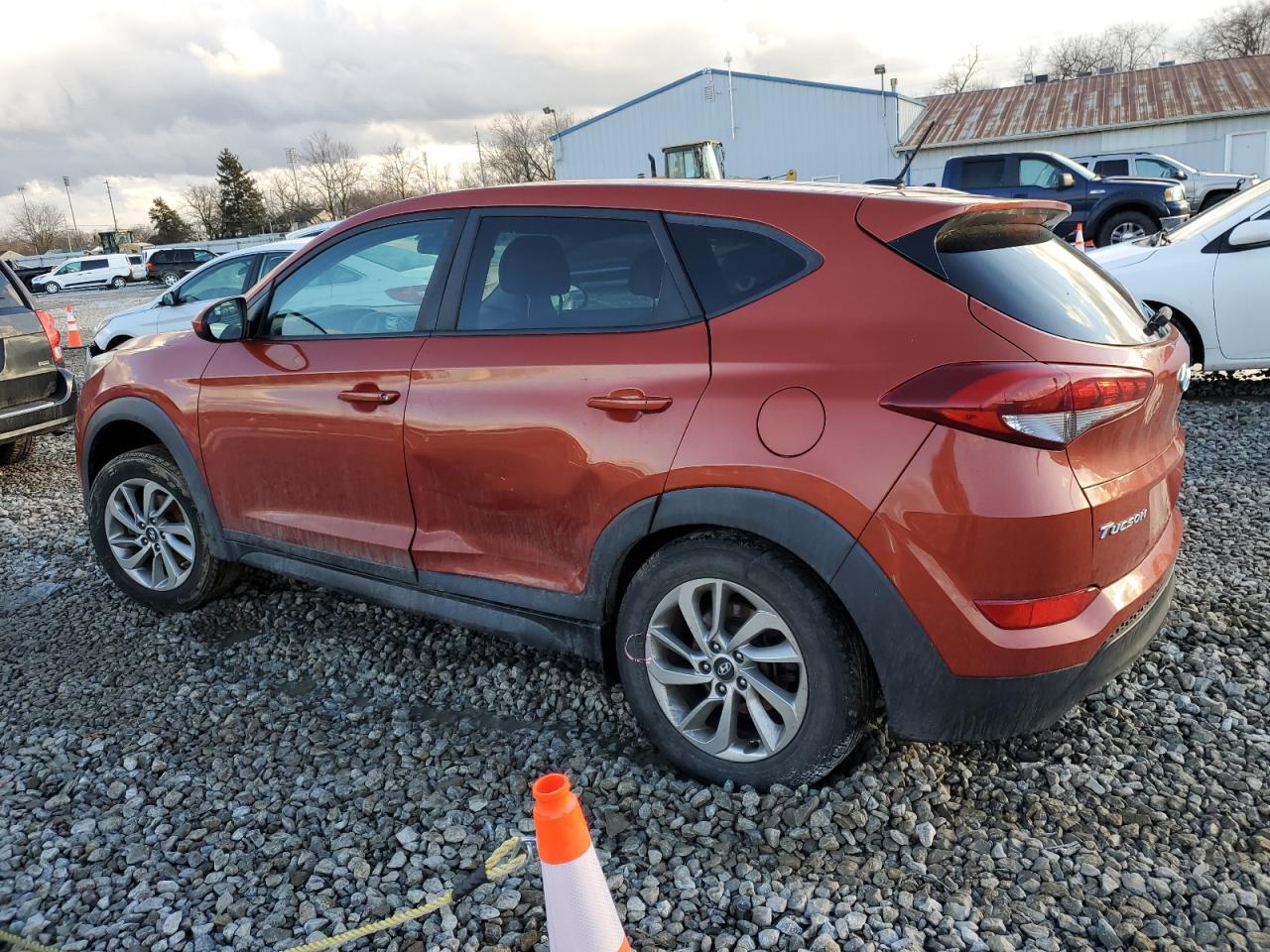 2017 Hyundai Tucson VIN KM8J23A46HU289046 Copart auction photo, rear end / side damage thumbnail 2