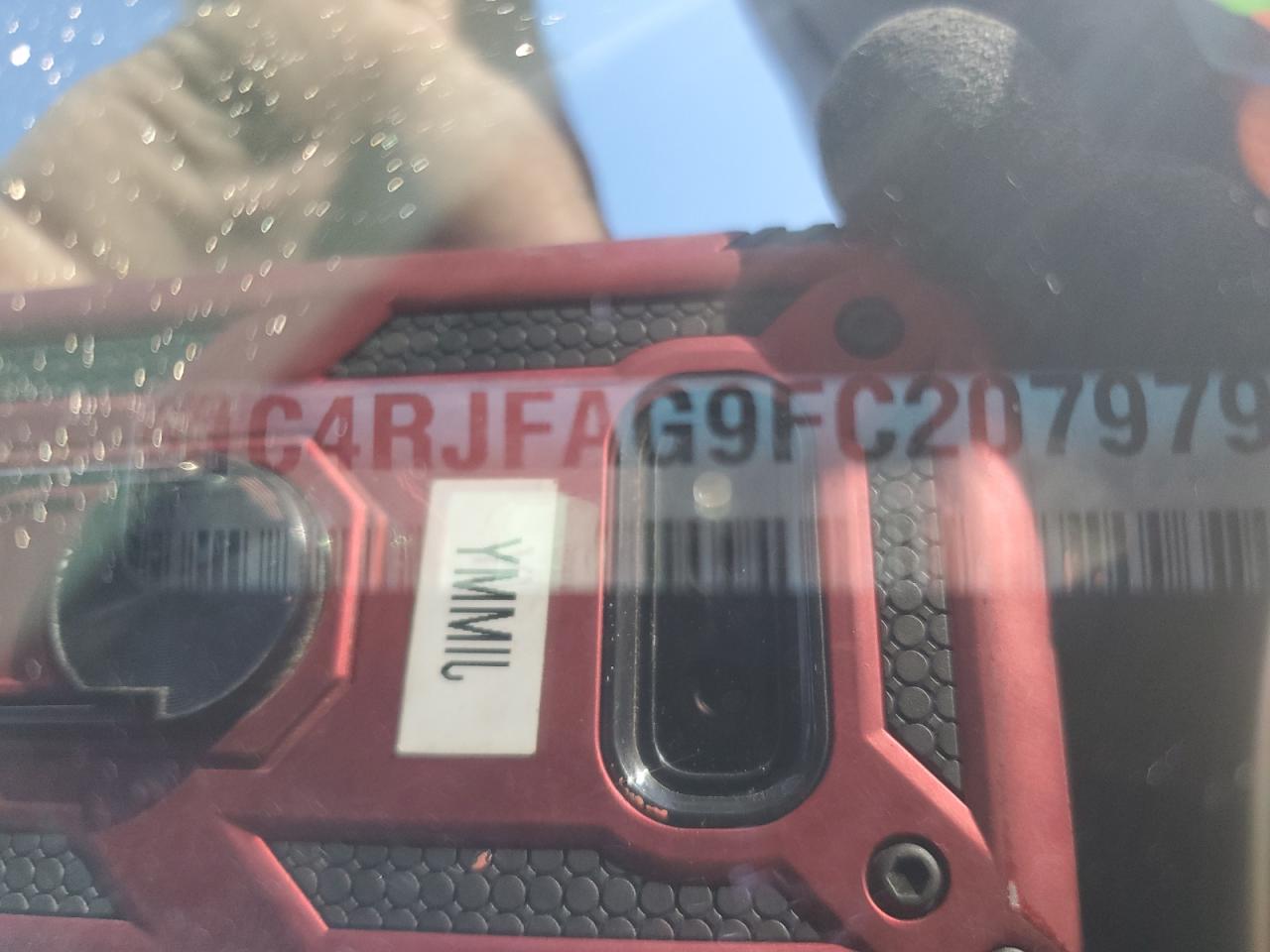 2015 Jeep Grand Cherokee VIN 1C4RJFAG9FC207979 Copart auction photo, rear end damage thumbnail 14