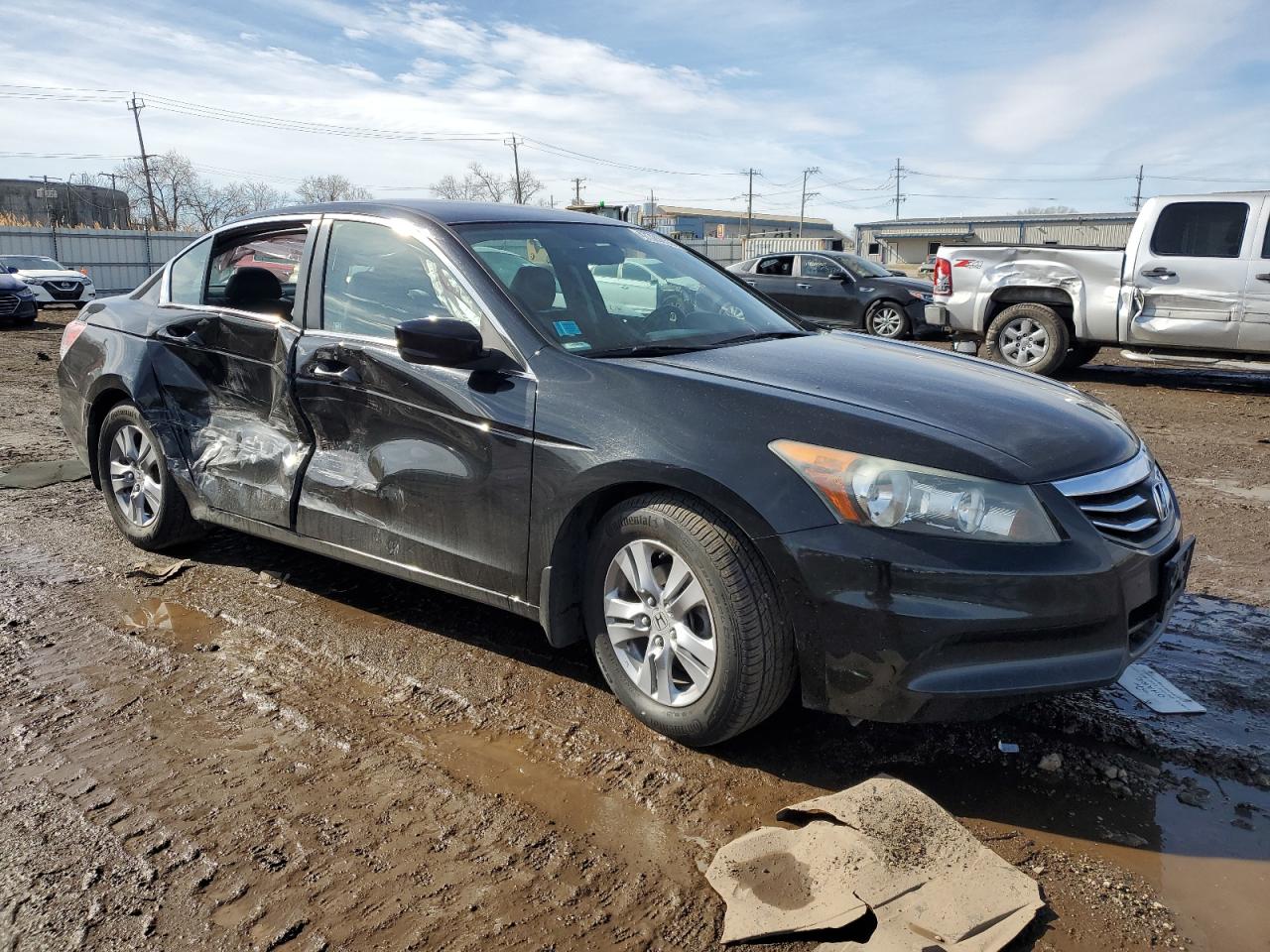 2012 Honda Accord VIN 1HGCP2F60CA149816 Copart auction photo, side damage thumbnail 4