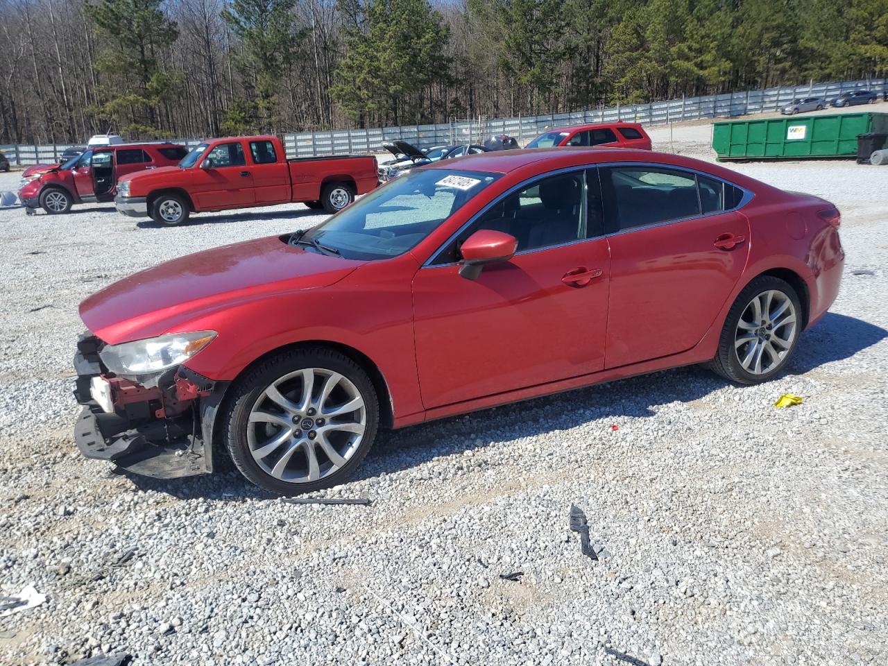 2016 Mazda 6 VIN JM1GJ1V56G1450536