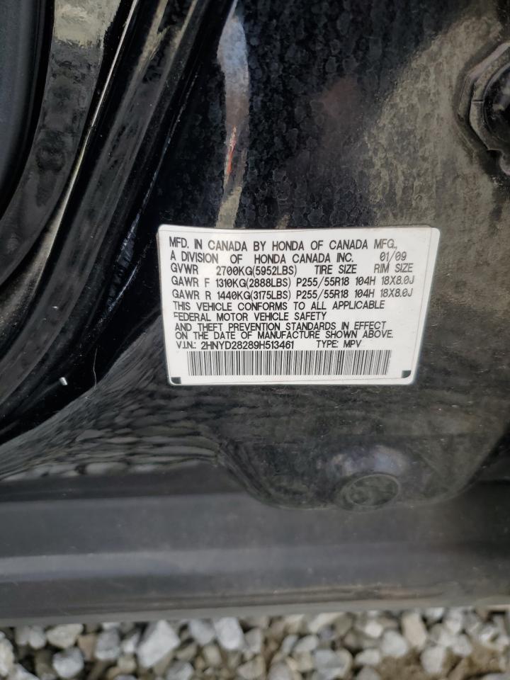 2009 Acura MDX VIN 2HNYD28289H513461 Copart auction photo, front end / side damage thumbnail 15