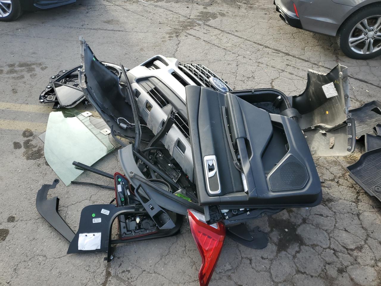 2020 Ford Explorer VIN 1FMSK8DH3LGA33079 Copart auction photo, front end / rear end damage thumbnail 15
