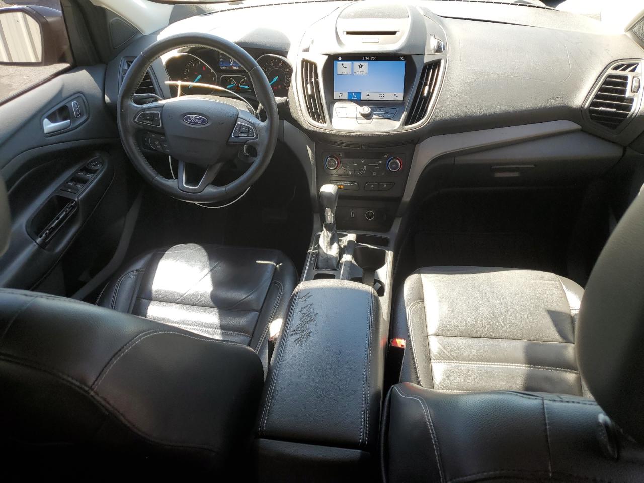 2017 Ford Escape VIN 1FMCU0GD1HUD35150 Copart auction photo, front end damage thumbnail 8