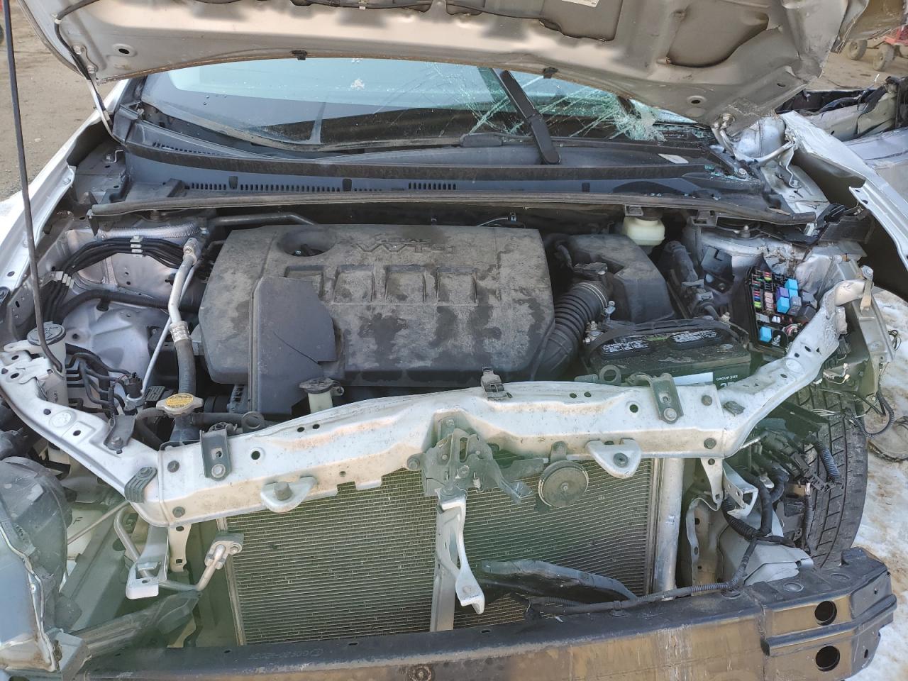 2016 Toyota Corolla VIN 5YFBURHE4GP547564 Copart auction photo, all over damage thumbnail 12