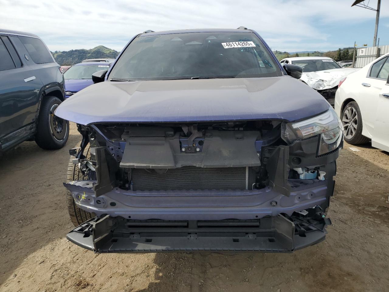2025 Subaru Forester VIN JF2SLDHC0SH418800 Copart auction photo, front end / side damage thumbnail 5