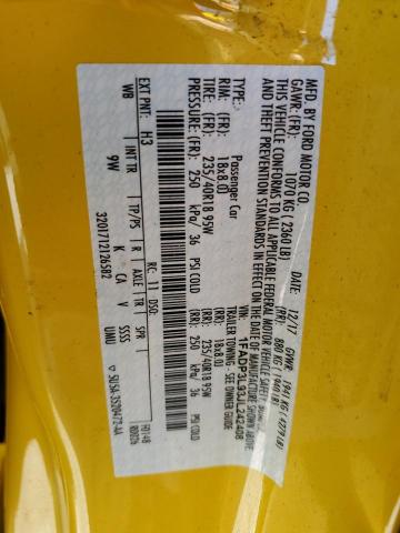 2018 Ford Focus VIN 1FADP3L93JL242408 Copart auction photo, front end / side damage thumbnail 13