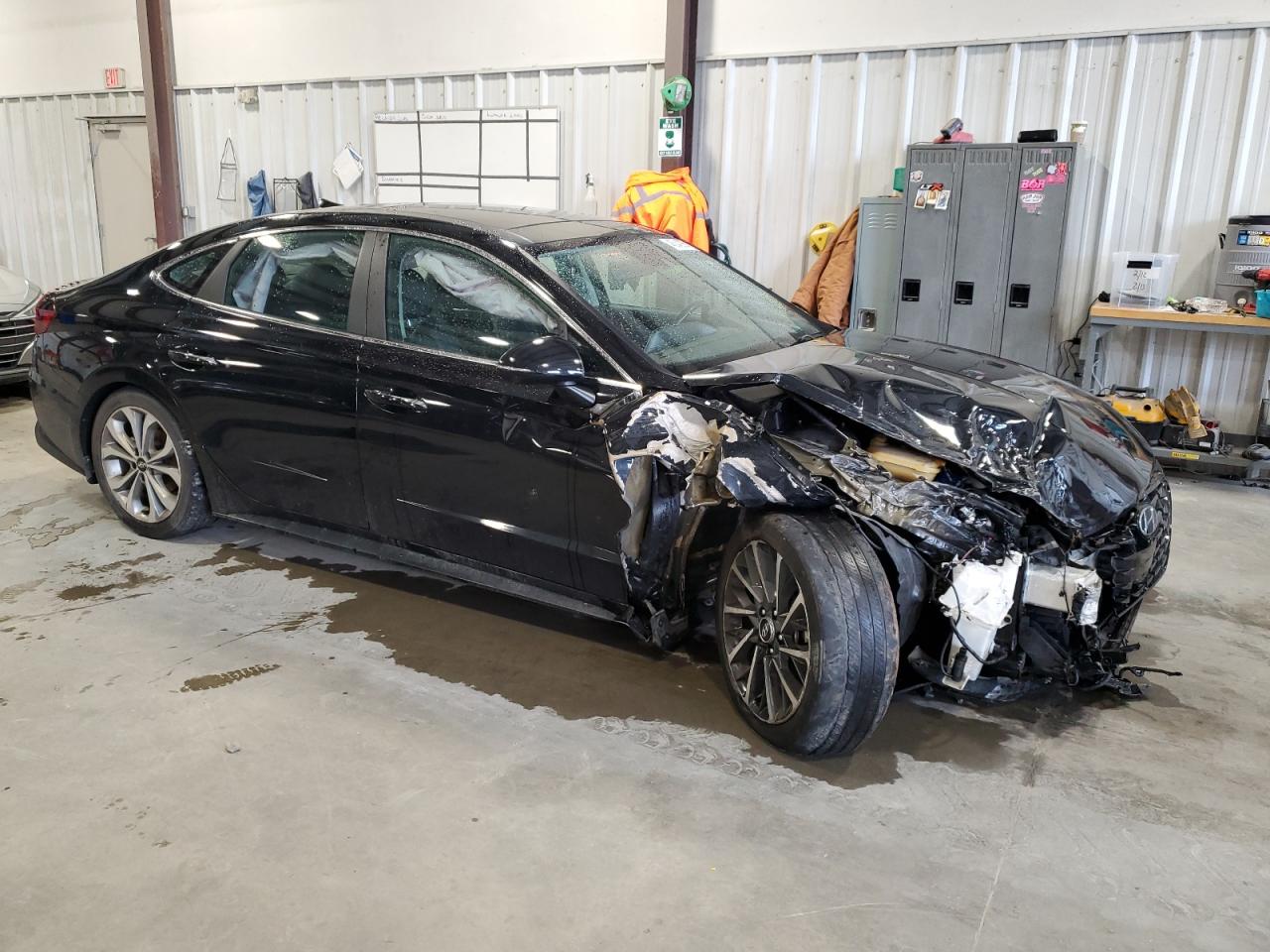 2021 Hyundai Sonata VIN 5NPEH4J23MH117358 Copart auction photo, front end damage thumbnail 4