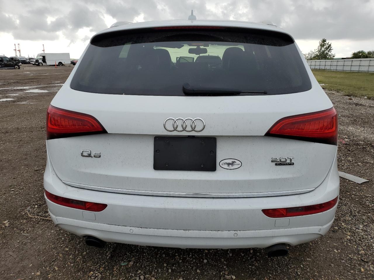 2015 Audi Q5 VIN WA1LFAFPXFA114543 Copart auction photo, front end / side damage thumbnail 6