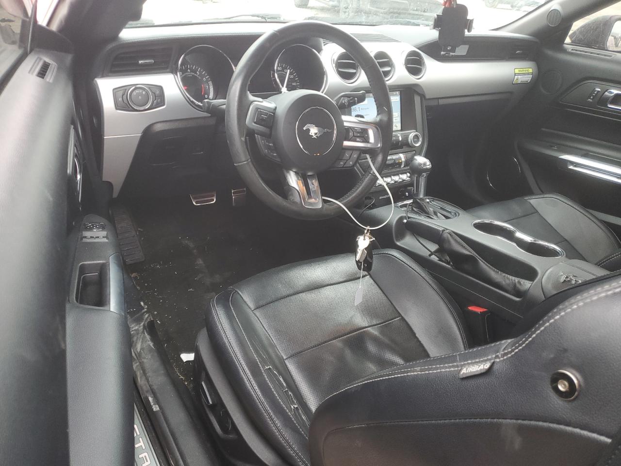 2017 Ford Mustang VIN 1FA6P8CF8H5256511 Copart auction photo, front end / side damage thumbnail 8