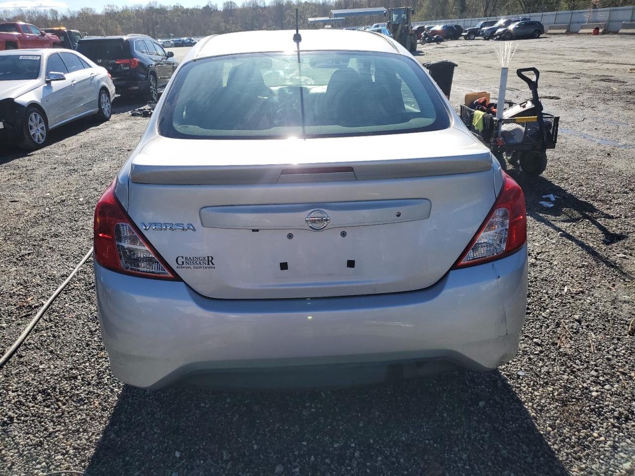 2019 Nissan Versa VIN 3N1CN7AP4KL870572 Copart auction photo, side / front end damage thumbnail 6