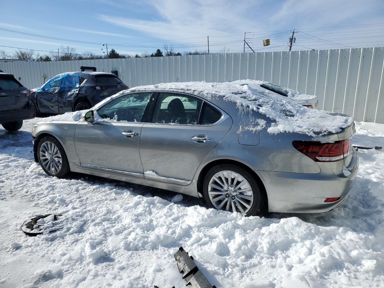 2017 Lexus LS VIN JTHCL5EF7H5027577 Copart auction photo, front end / side damage thumbnail 2