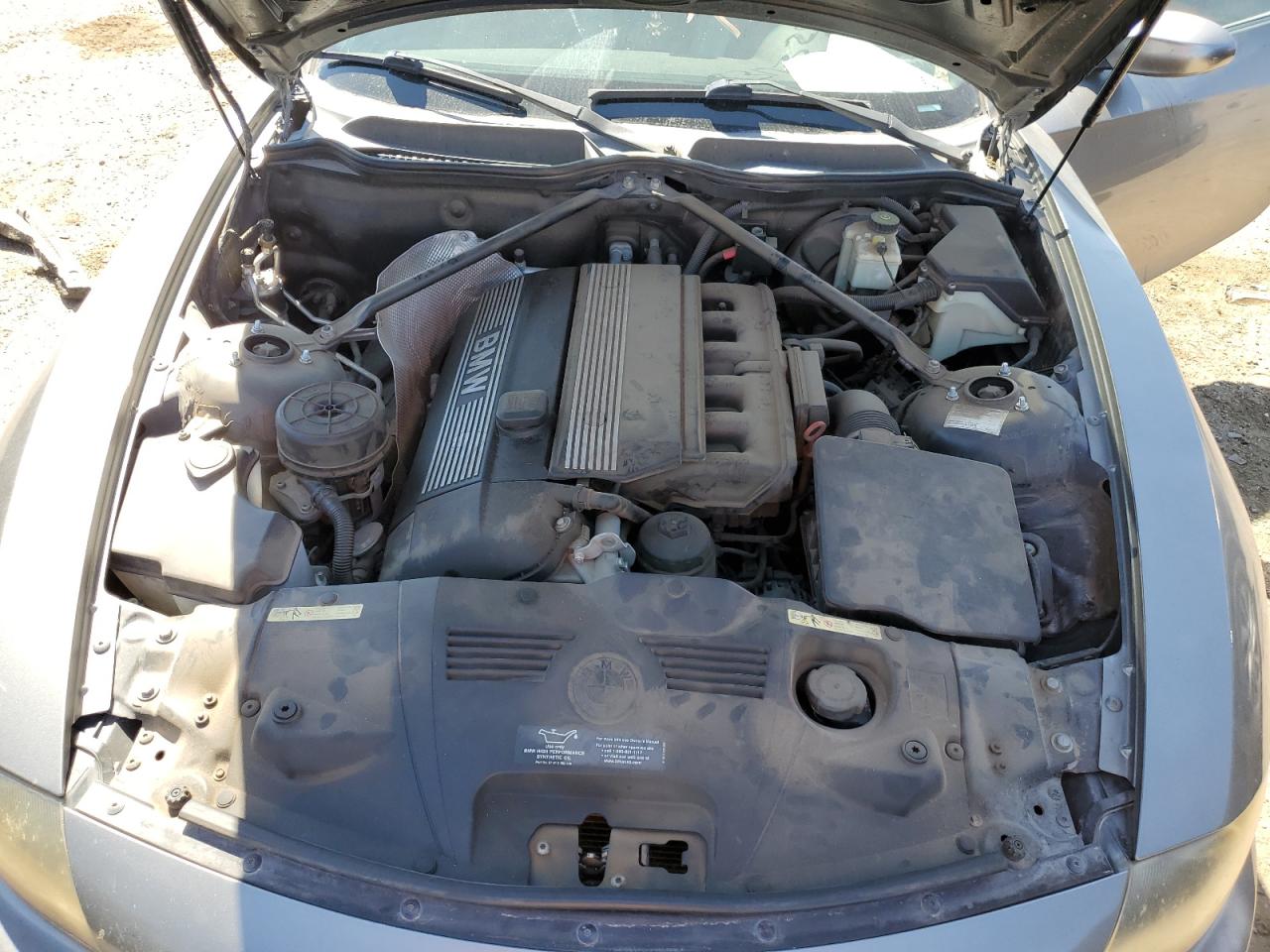 2003 BMW Z4 VIN 4USBT33443LR60676 Copart auction photo, rear end damage thumbnail 11
