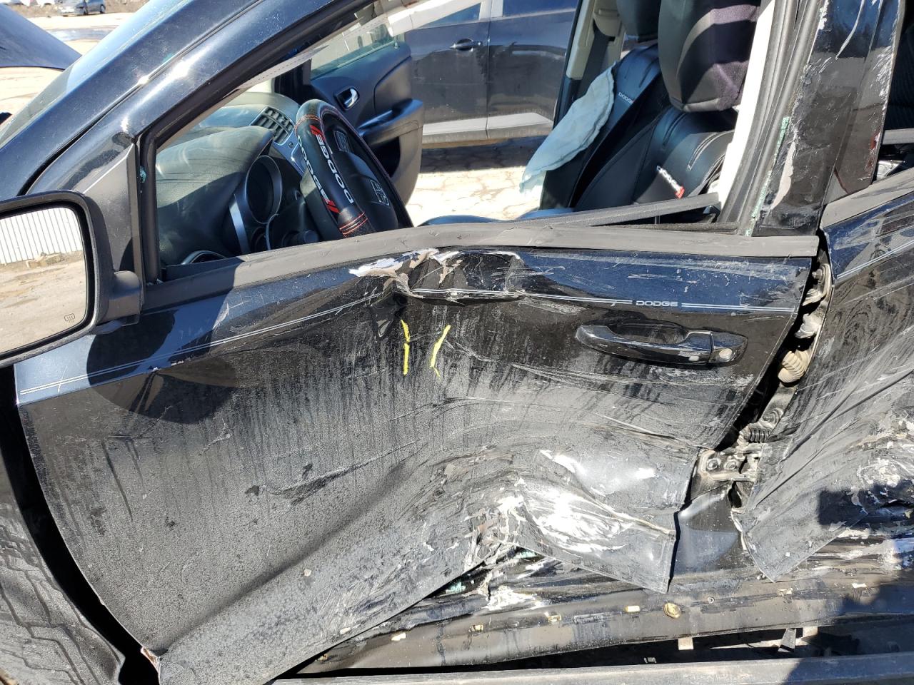 2015 Dodge Journey VIN 3C4PDCAB0FT752913 Copart auction photo, side damage thumbnail 7