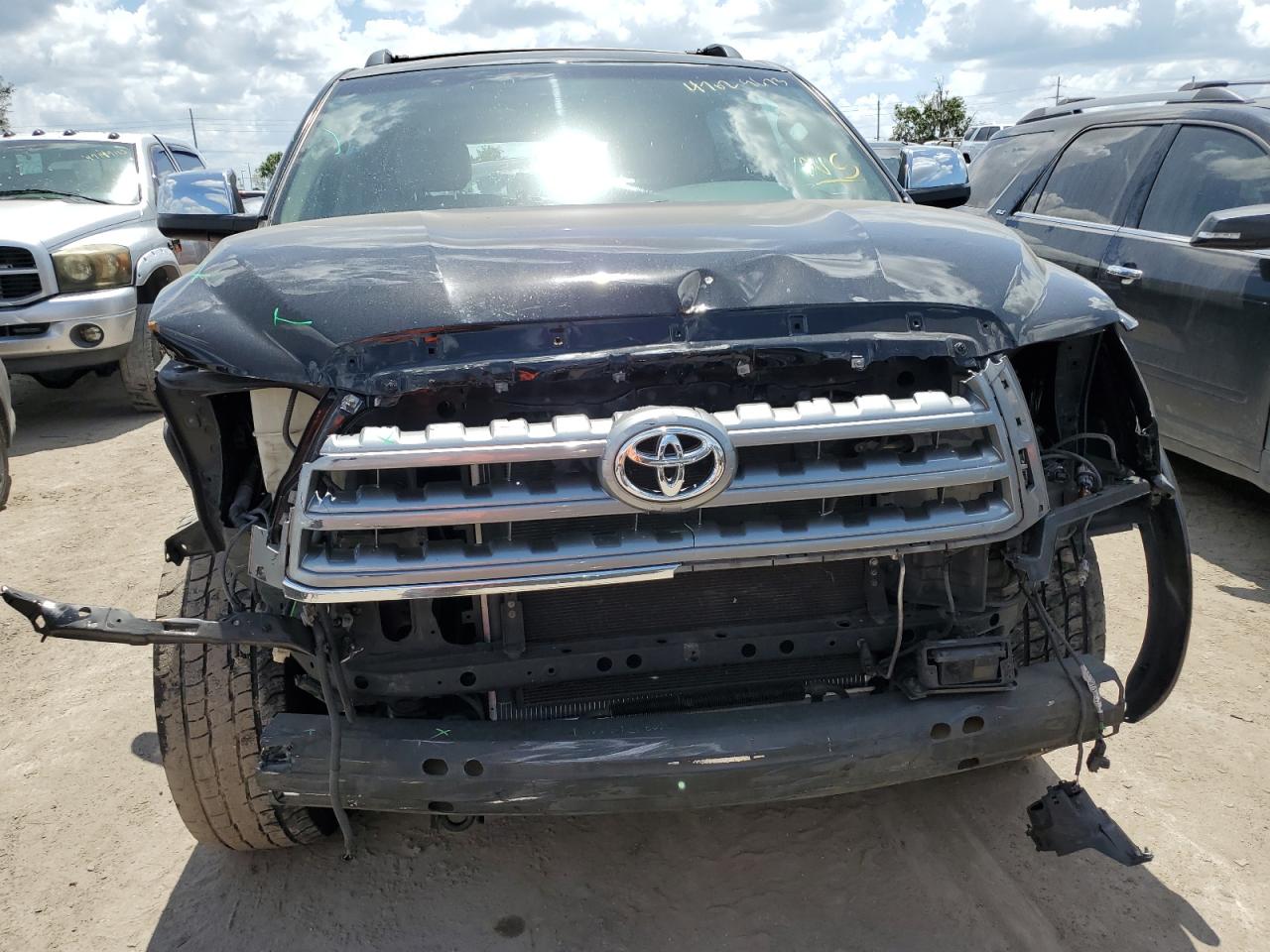2011 Toyota Sequoia VIN 5TDYY5G11BS035766 Copart auction photo, front end damage thumbnail 5