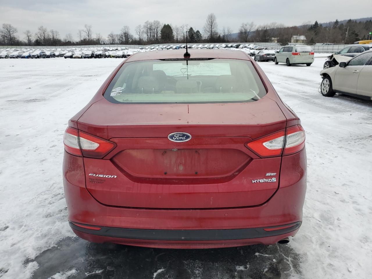 2015 Ford Fusion VIN 3FA6P0LU1FR122899 Copart auction photo, side damage thumbnail 6