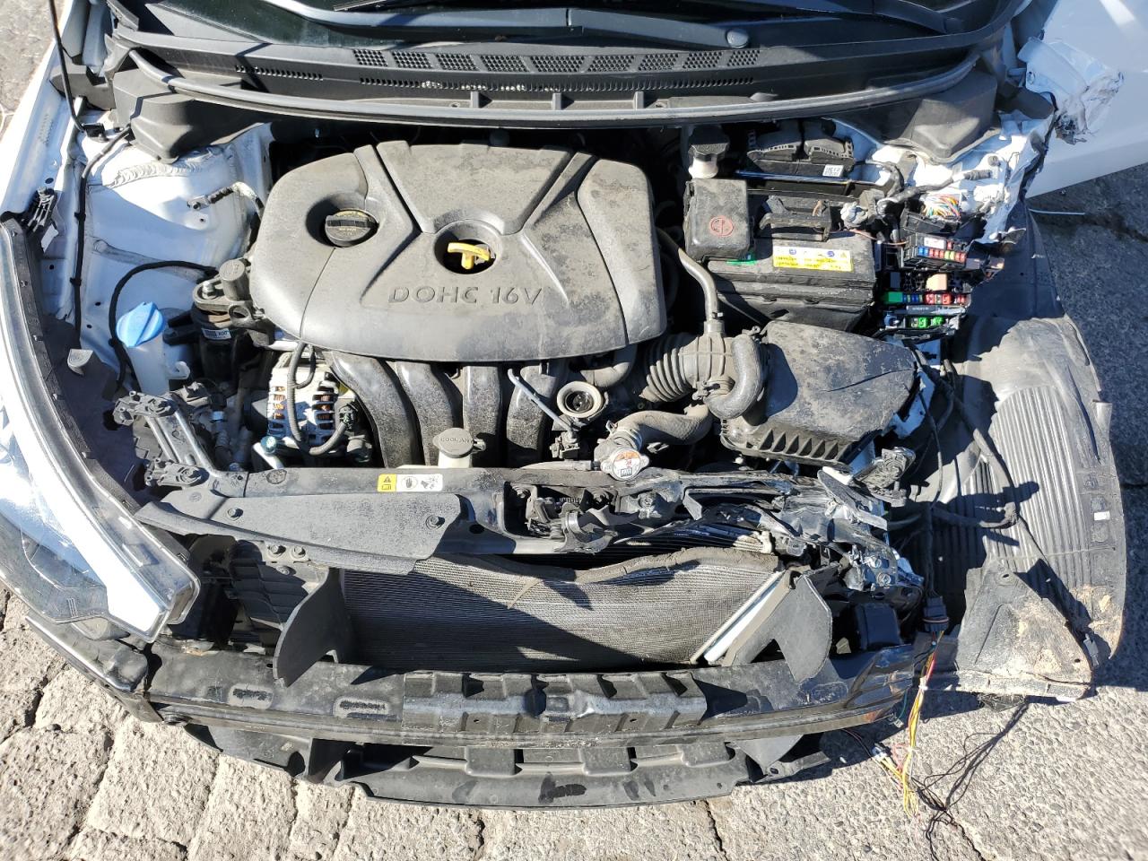 2015 KIA Forte VIN KNAFX4A67F5421514 Copart auction photo, front end damage thumbnail 11