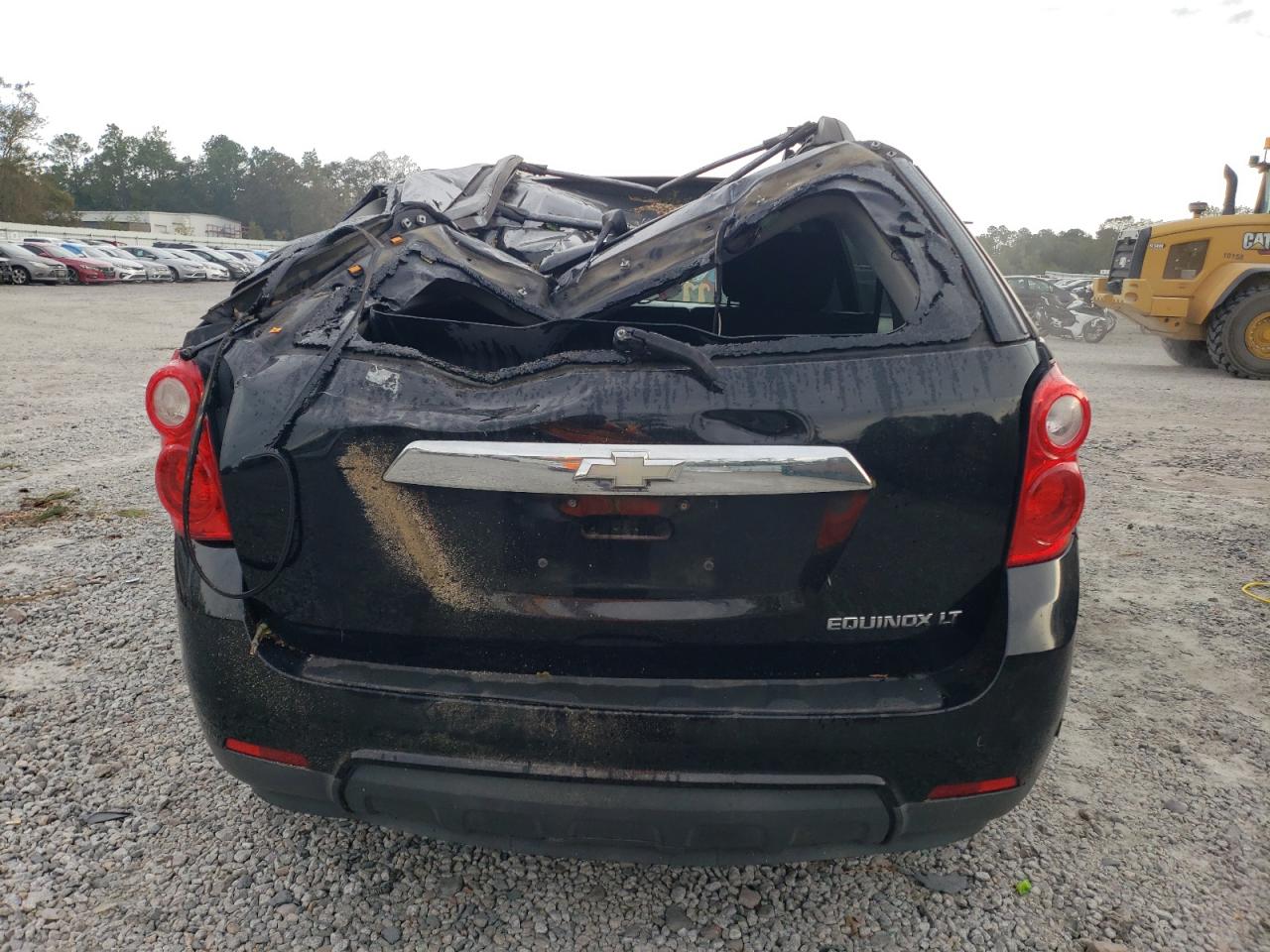 2010 Chevrolet Equinox VIN 2CNALDEWXA6332001 Copart auction photo, top/roof damage thumbnail 6