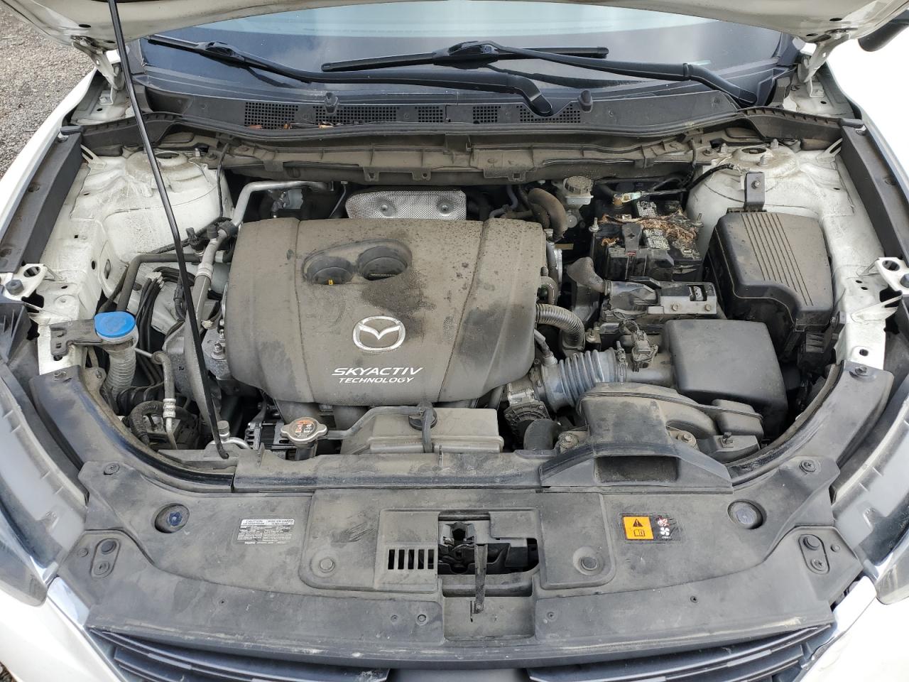 2016 Mazda CX-5 VIN JM3KE4DY8G0619738 Copart auction photo, front end damage thumbnail 12