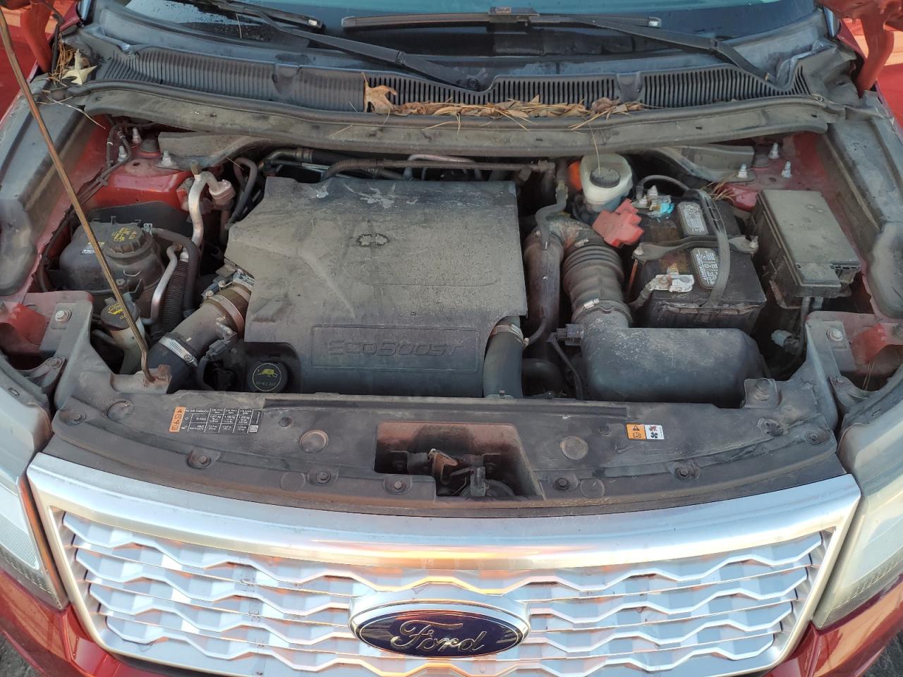 2016 Ford Explorer VIN 1FM5K8HT2GGA53292 Copart auction photo, rear end damage thumbnail 12