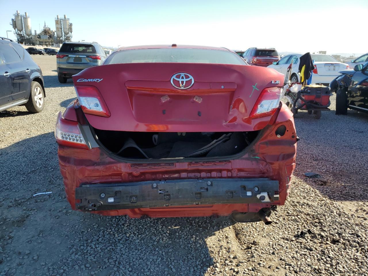2011 Toyota Camry VIN 4T4BF3EK7BR215746 Copart auction photo, rear end damage thumbnail 6