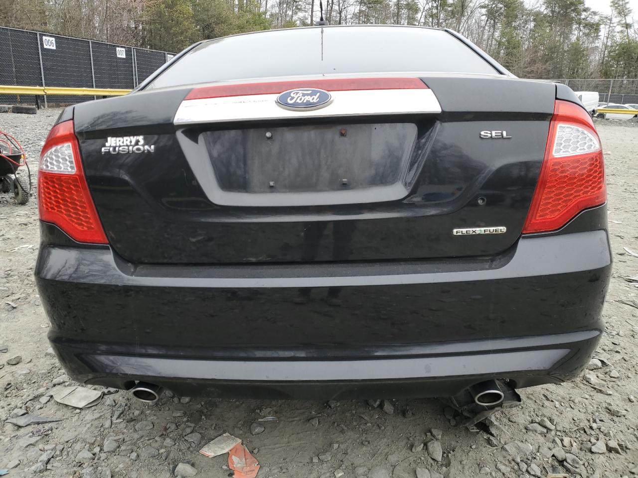 2011 Ford Fusion VIN 3FAHP0JGXBR310417 Copart auction photo, front end / side damage thumbnail 6