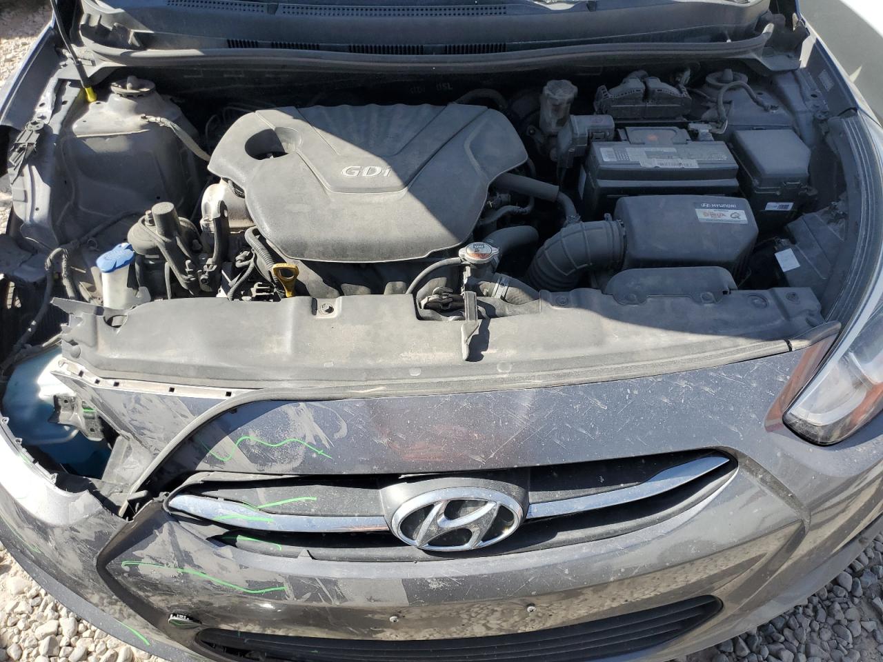 2016 Hyundai Accent VIN KMHCT4AE7GU066064 Copart auction photo, front end damage thumbnail 13