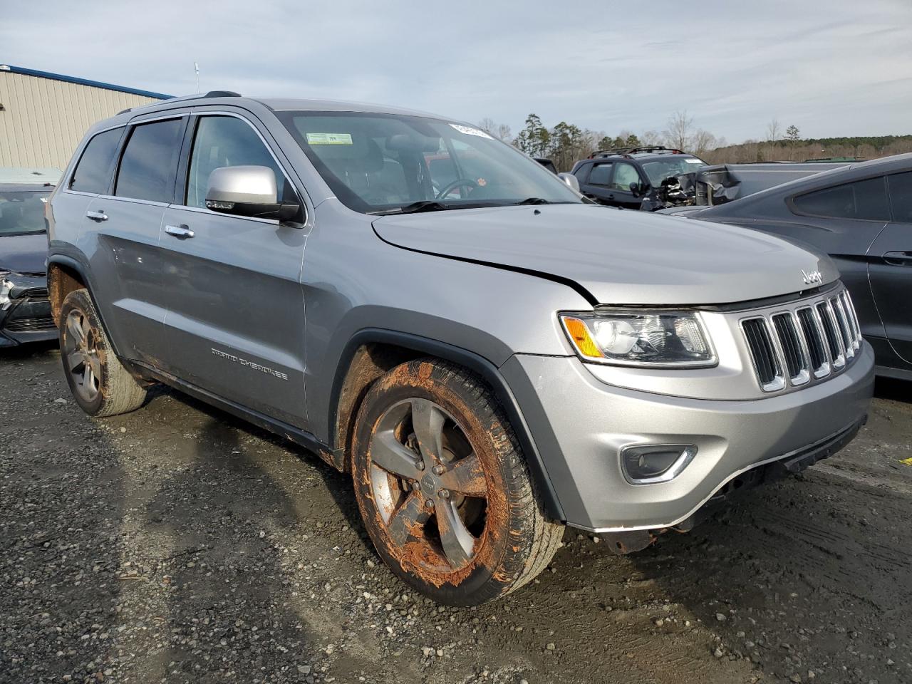 2014 Jeep Grand Cherokee VIN 1C4RJEBGXEC543065 Copart auction photo, front end / rear end damage thumbnail 4