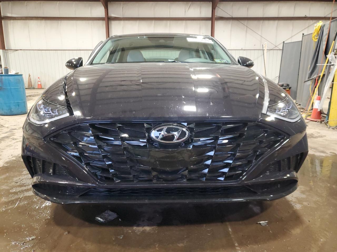 2023 Hyundai Sonata VIN KMHL64JA7PA316697 Copart auction photo, side / front end damage thumbnail 5