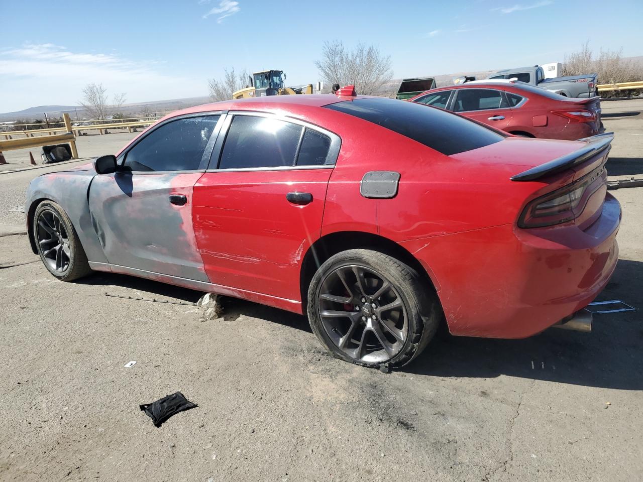2018 Dodge Charger VIN 2C3CDXCT2JH114082 Copart auction photo, front end / side damage thumbnail 2