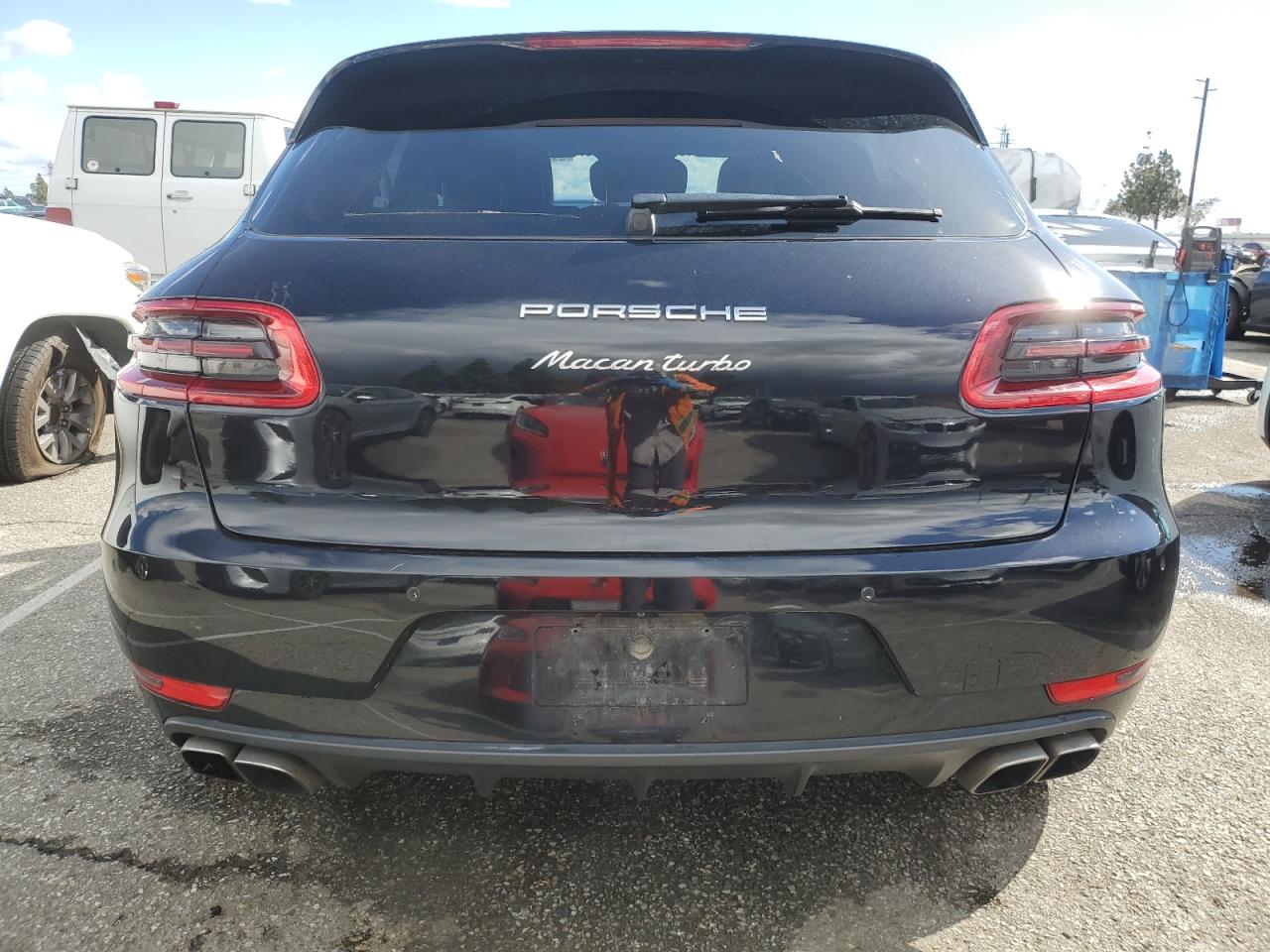 2015 Porsche Macan VIN WP1AF2A58FLB96008 Copart auction photo, side / front end damage thumbnail 6