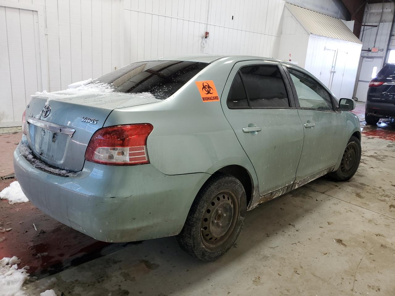 2010 Toyota Yaris VIN JTDBT4K36A4062558 Copart auction photo, front end damage thumbnail 3
