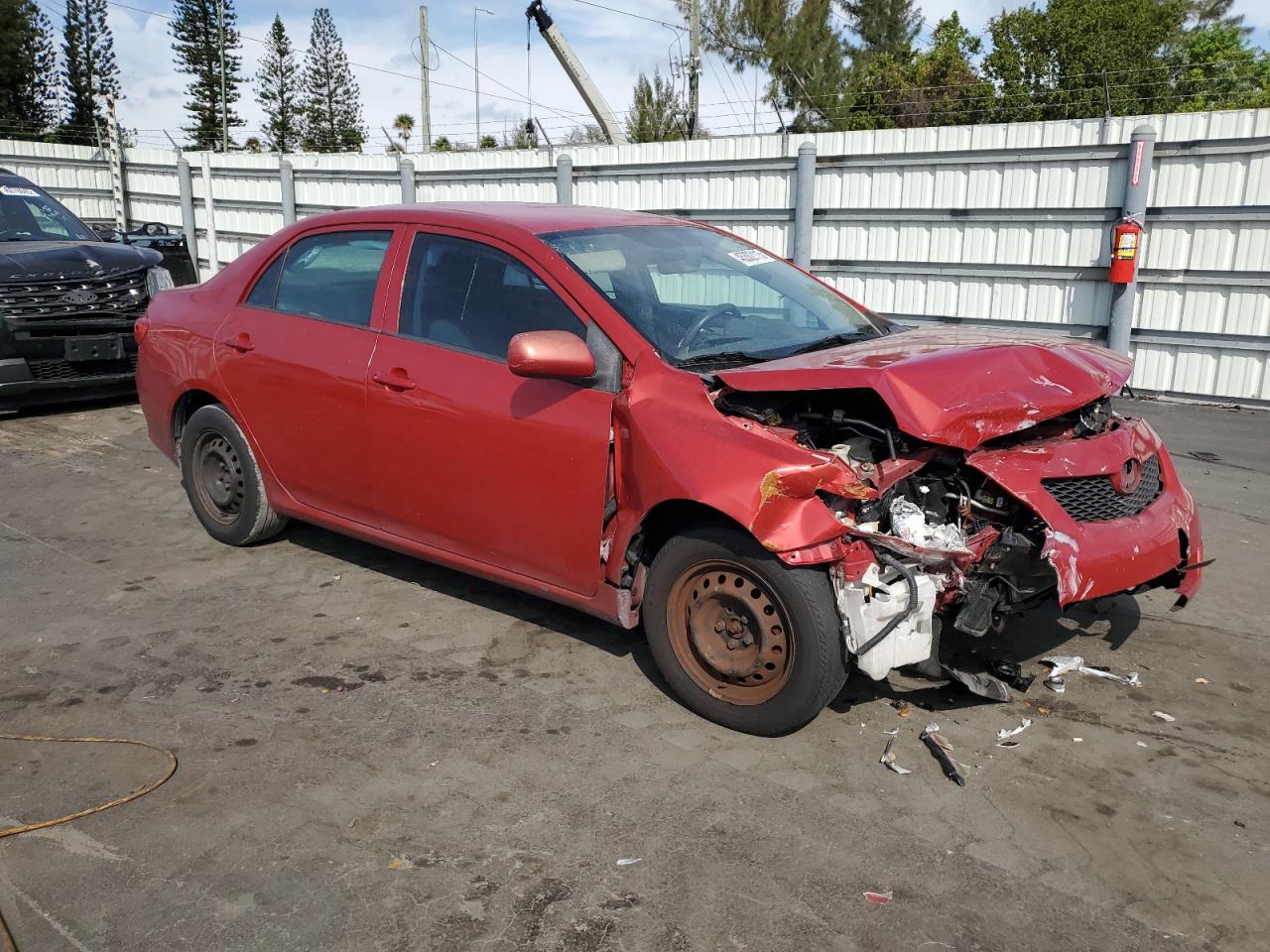 2009 Toyota Corolla VIN 1NXBU40E09Z157481 Copart auction photo, front end damage thumbnail 4