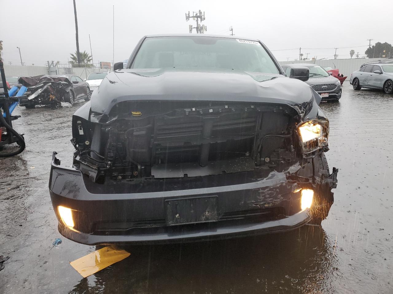2014 RAM 1500 VIN 1C6RR6FG5ES454574 Copart auction photo, front end damage thumbnail 5