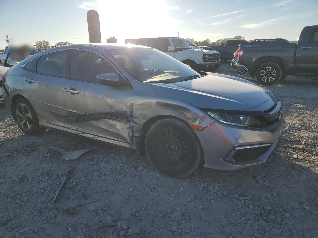 2021 Honda Civic VIN 2HGFC2F63MH532158 Copart auction photo, all over damage thumbnail 4
