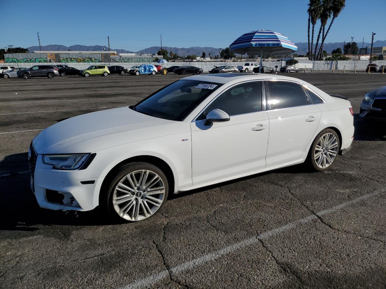 2018 Audi A4 VIN WAULMAF41JA132906