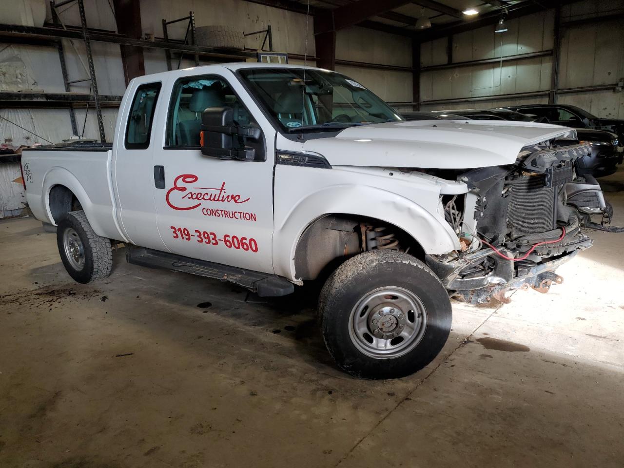 2015 Ford F250 VIN 1FT7X2B65FED51019 Copart auction photo, front end / mechanical damage thumbnail 4
