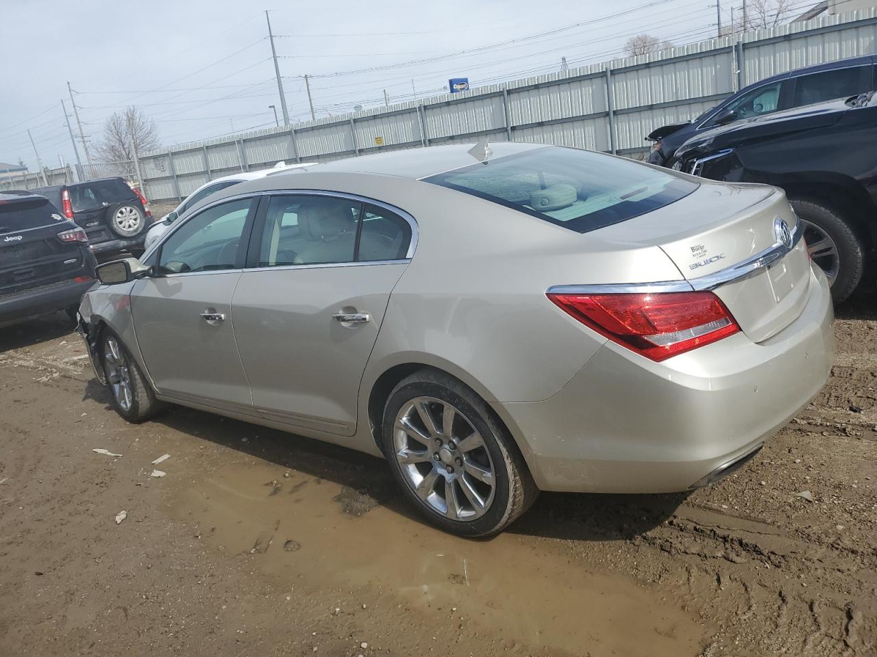 2014 Buick LaCrosse VIN 1G4GB5G34EF144625 Copart auction photo, front end damage thumbnail 2
