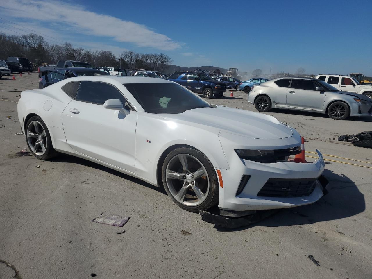 2017 Chevrolet Camaro VIN 1G1FB1RS0H0209824 Copart auction photo, side / front end damage thumbnail 4