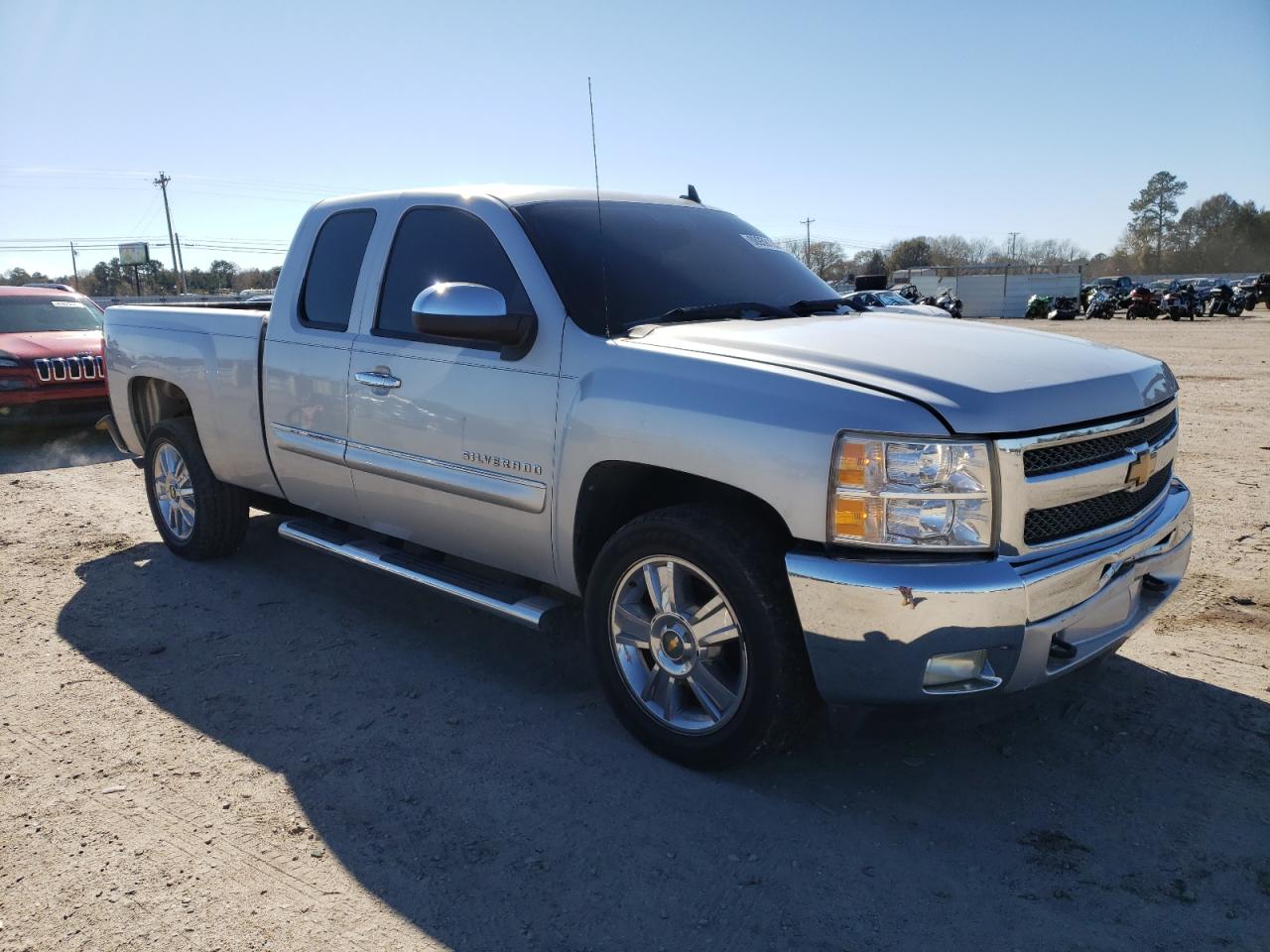 2012 Chevrolet Silverado VIN 1GCRCSE08CZ134094 Copart auction photo, rear end / front end damage thumbnail 4