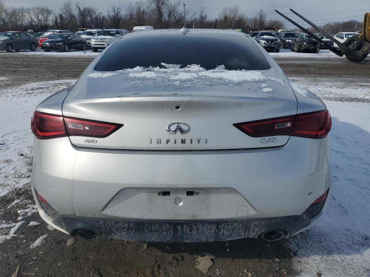 2017 Infiniti Q60 VIN JN1CV7EL0HM320775 Copart auction photo, front end damage thumbnail 6