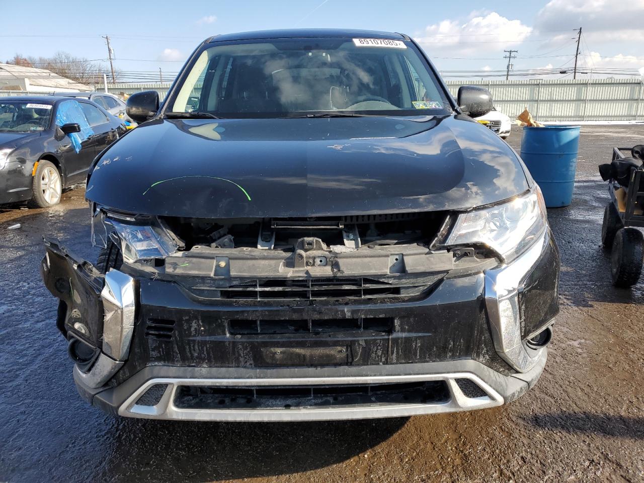 2019 Mitsubishi Outlander VIN JA4AZ3A38KZ004438 Copart auction photo, front end damage thumbnail 5