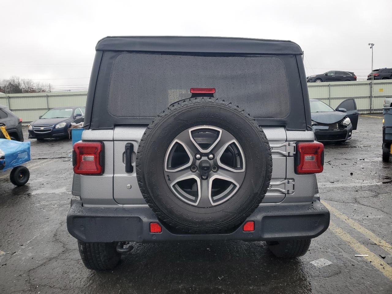 2020 Jeep Wrangler VIN 1C4HJXDNXLW112112 Copart auction photo, front end damage thumbnail 6