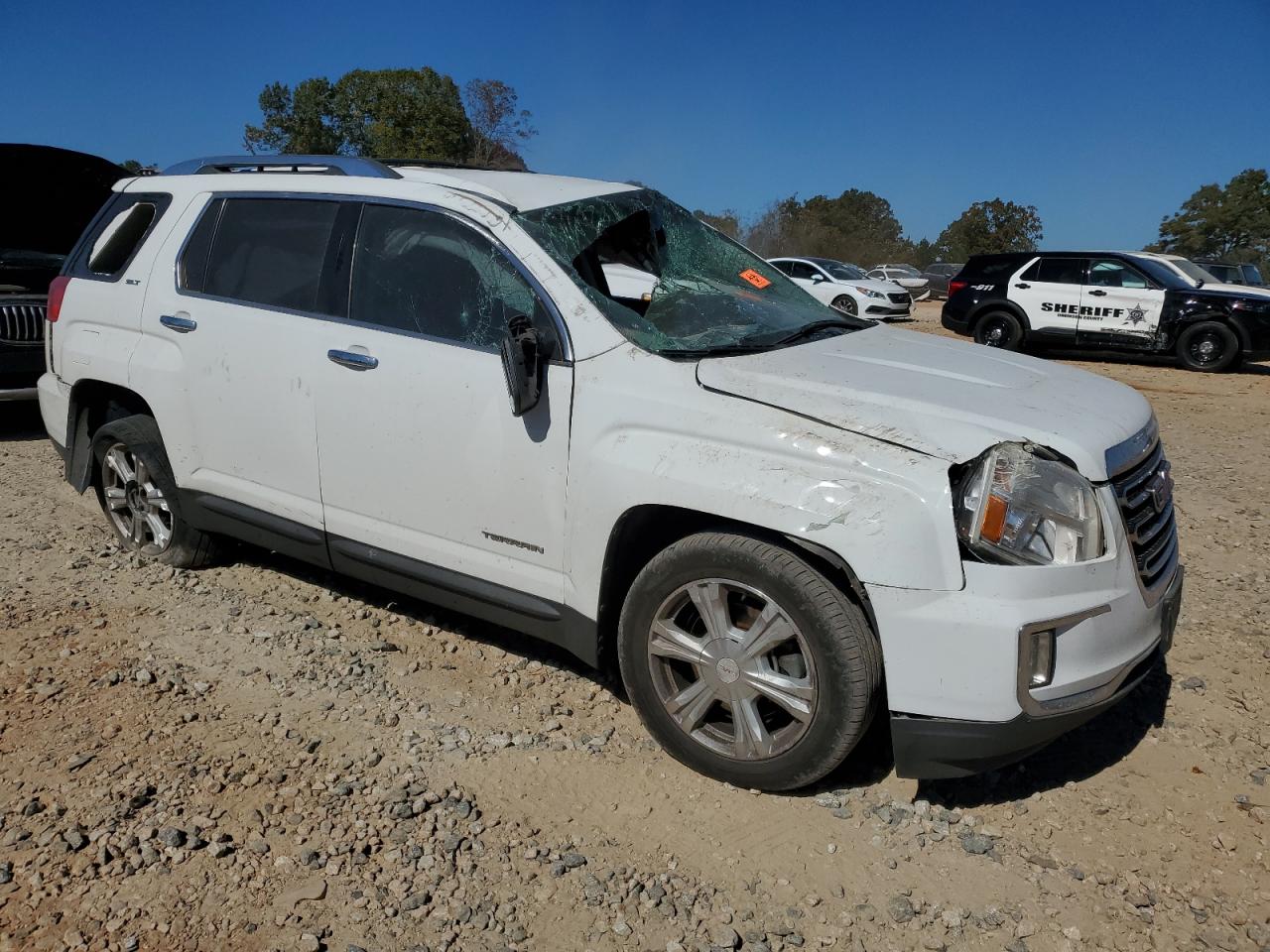 2017 GMC Terrain VIN 2GKALPEKXH6164362 Copart auction photo, rollover damage thumbnail 4