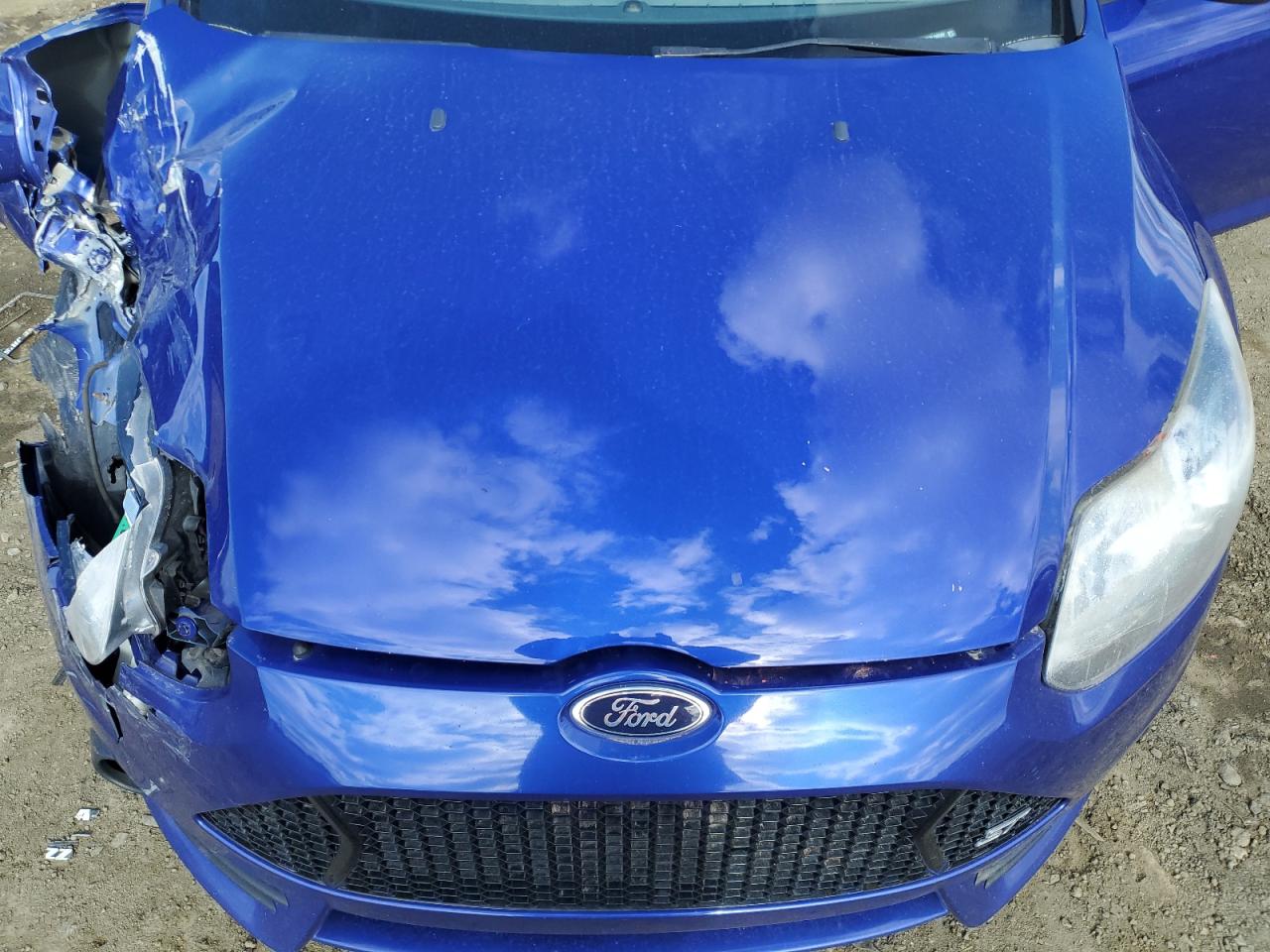2013 Ford Focus VIN 1FADP3L96DL240589 Copart auction photo, front end damage thumbnail 11