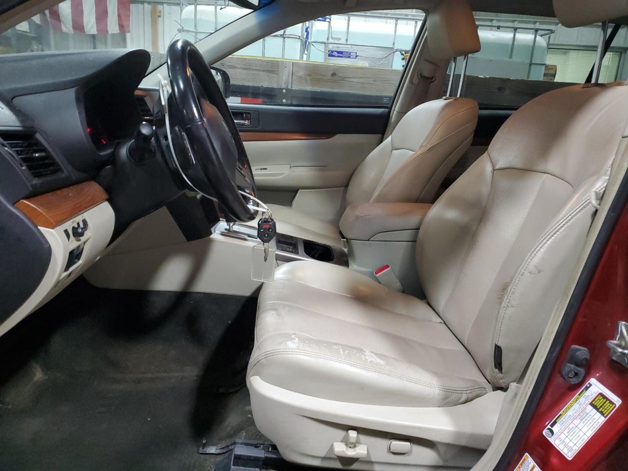 2014 Subaru Outback VIN 4S4BRBLC1E3216330 Copart auction photo, front end / side damage thumbnail 7