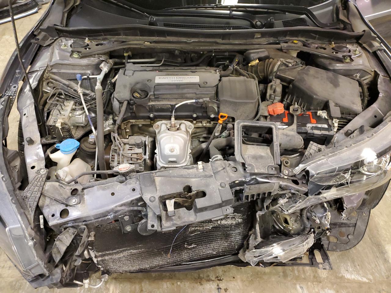 2014 Honda Accord VIN 1HGCR2F74EA287056 Copart auction photo, front end damage thumbnail 11