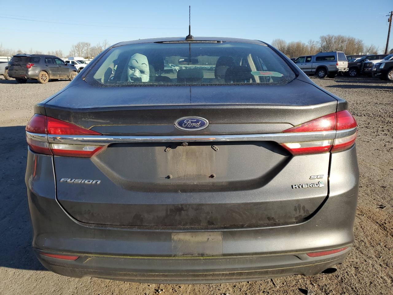 2017 Ford Fusion VIN 3FA6P0LU2HR188039 Copart auction photo, vandalism damage thumbnail 6