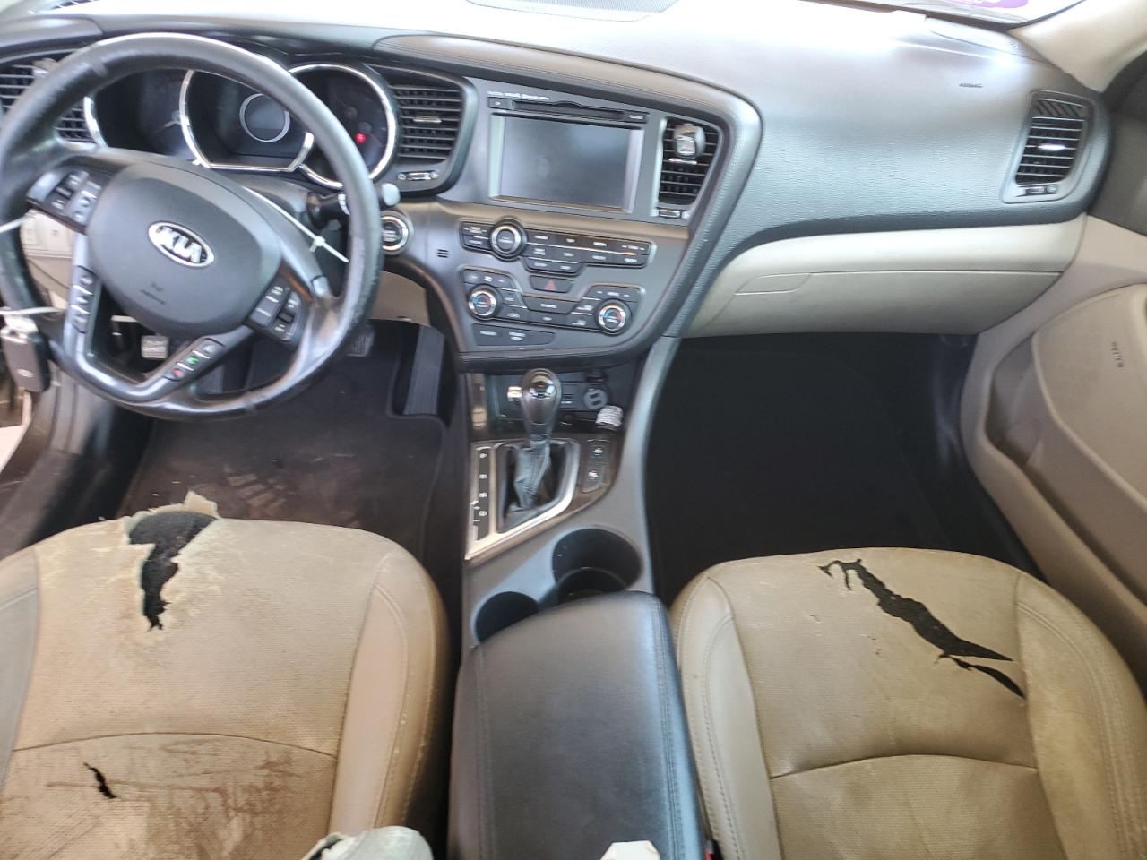 2013 KIA Optima VIN 5XXGN4A74DG129253 Copart auction photo, front end damage thumbnail 8