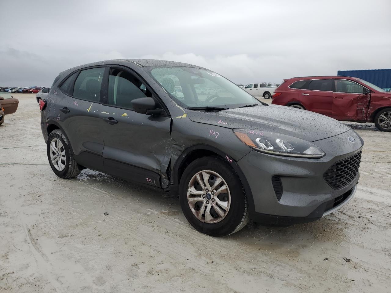 2022 Ford Escape VIN 1FMCU0F65NUA27297 Copart auction photo, side damage thumbnail 4